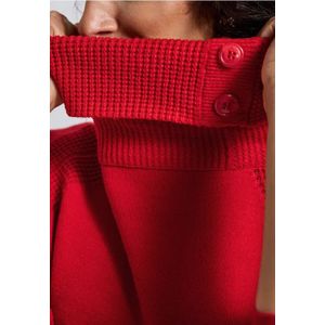 Street One - Dames Trui - Rood - Opstaande Kraag