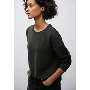 Street One Dames Silk-Look shirt in Bruin, in size: 36