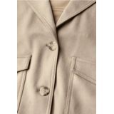 Street One - A212610 - Fluwelen Damesjack - Beige Barley