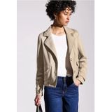 Street One - A212610 - Fluwelen Damesjack - Beige Barley