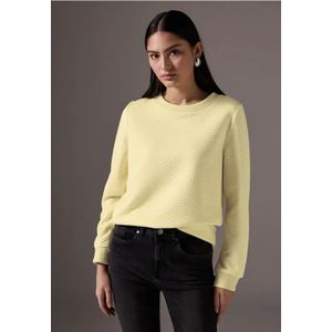 Street One Studio Dames Gestructureerd overhemd in Geel, in size: 42