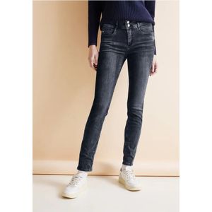 Street One Dames Grijze slim fit jeans in Grijs, in size: 26