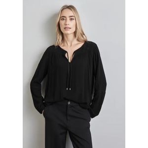 STREET ONE - Dobby Tunique - Zwart - Blouse