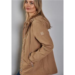 Street One Dames Modern windjack in Bruin, in size: 46