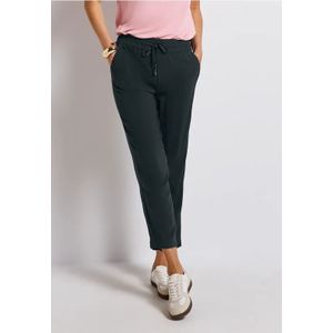 Street One Dames Loose Fit broek in Groen, in size: 32