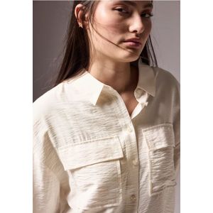 Street One Studio Dames Relaxte blouse in Wit, in size: 34