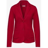 Street One Blazer - Rood - Dames - Opstaande Kraag en Zakken
