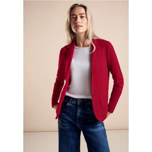 Street One Blazer - Rood - Dames - Opstaande Kraag en Zakken