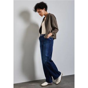 Street One Damesblouse - Washed-Look - Muddy Brown