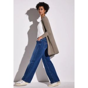 Street One Dames Open jas in Bruin, in size: 34