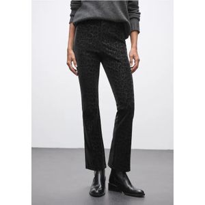 Street One Dames Leo Bootcut broek in Zwart, in size: 32