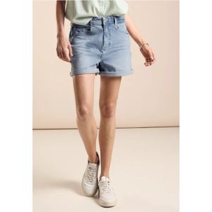 Street One Dames Jeansshort in Blauw, in size: 25
