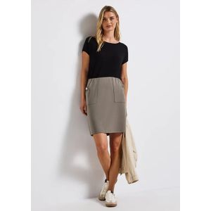 Street One Dames Effen rok in Bruin, in size: 36