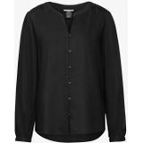 Street One Dames Tuniek met knoopsluiting in Zwart, in size: 34