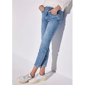 Street One Dames Loose Fit jeans in Blauw, in size: 24