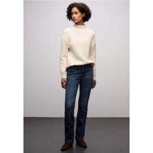 Street One Dames Bootcut jeans in Blauw, in size: 27