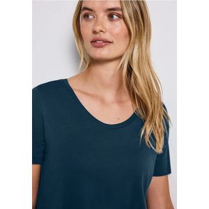 Street One Dames Basic Shirt in Turkoois, in size: 34