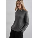 Street One - Gebreide Trui - Grijs - Dames