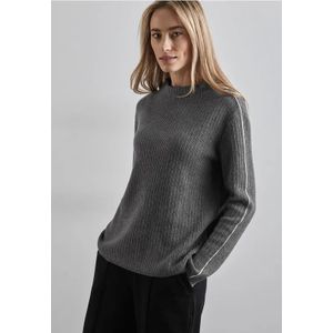 Street One - Gebreide Trui - Grijs - Dames