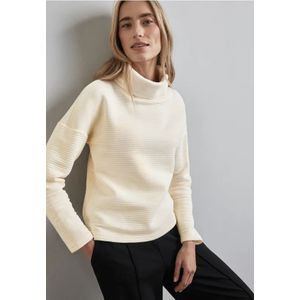 Street One - Ottoman - Overhemd - Katoenmix - Sjaalkraag