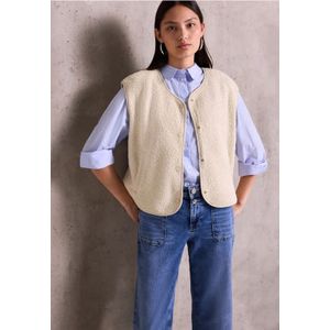 Street One Studio Dames Wollen gilet in Beige, in size: 38