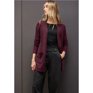 Street One Dames Open vest in Rood, in size: 34