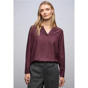 Street One Dames Tuniek in effen kleur in Rood, in size: 34