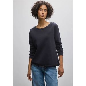 Street One Dames Sweatshirt in Blauw, in size: 34