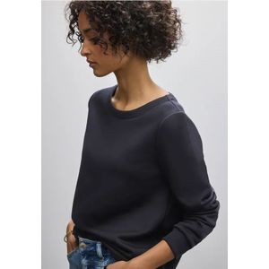 Street One Dames Sweatshirt in Blauw, in size: 34