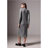 Street One Studio Glanzende gebreide damesjurk, Dark Silver Mel., 34