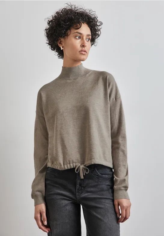 Street One - Korte Coltrui - Beige - Dames