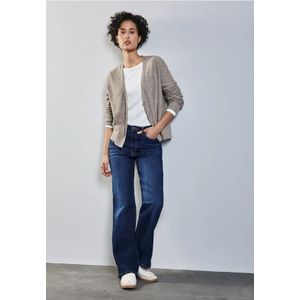Street One Dames Vest met structuur in Beige, in size: 36