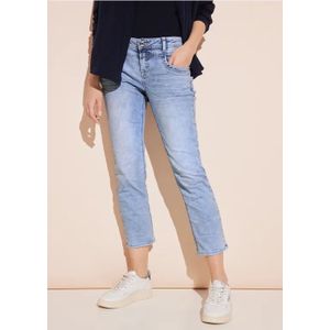 Street One Dames 7/8-jeans in casual fit in Blauw, in size: 29