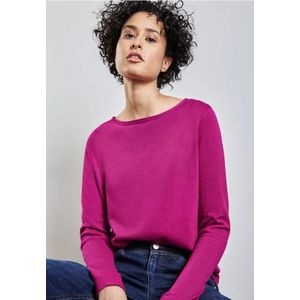 Street One Dames Zachte gebreide trui in Pink, in size: 44