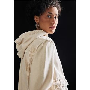 Street One - Lichtgewicht Spijkerjack - Beige - Dames