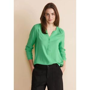 Street One Dames Blouse in tuniek-style in Groen, in size: 42