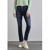 Street One Dames Cargo-look jeans in Blauw, in size: 24