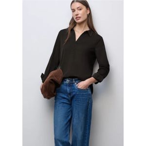 Street One Dames Corduroy blouse in Bruin, in size: 34