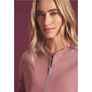 Street One Dames Blouson met glitterdetails in Roze, in size: 36