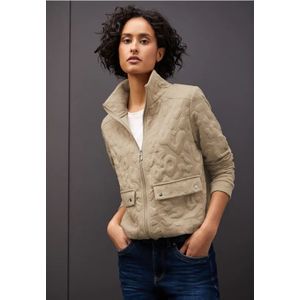 Street One - Leo Jacquard Jas - Beige - Dames