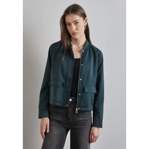 Blouson - Effen - Satijn - Licht Gevoerd