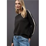 Street One Dames Trui met gallonstrepen in Bruin, in size: 34