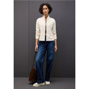Street One Dames Corduroy jas met rits in Beige, in size: 36