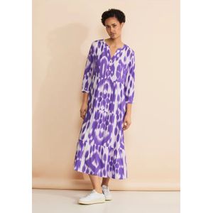 Street One Dames Tuniekjurk met print in Paars, in size: 40