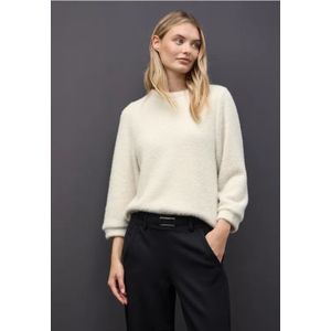 Street One Dames Zacht shirt met glitter in Beige, in size: 34