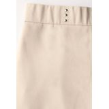 Street One - Culotte - Barley Beige - Dames - Hoge Taille - Brede Pijpen