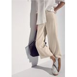 Street One - Culotte - Barley Beige - Dames - Hoge Taille - Brede Pijpen
