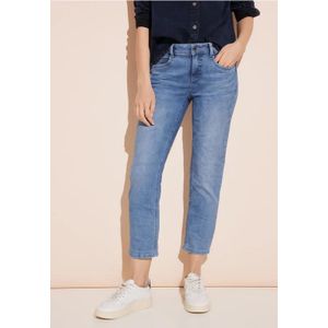 Street One Dames 7/8-jeans in casual fit in Blauw, in size: 26