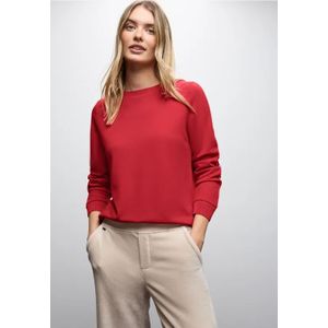 Street One - Dames Shirt - Rood - Longsleeves