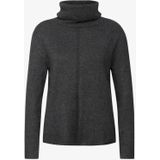 STREET ONE trui met col, Gravel Grey Mel., 34